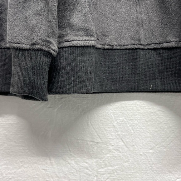 𝅺WOMEN'S Cozy Fleece Lounge Sweatshirt - Stars Above - Gray - Picture 4 of 10